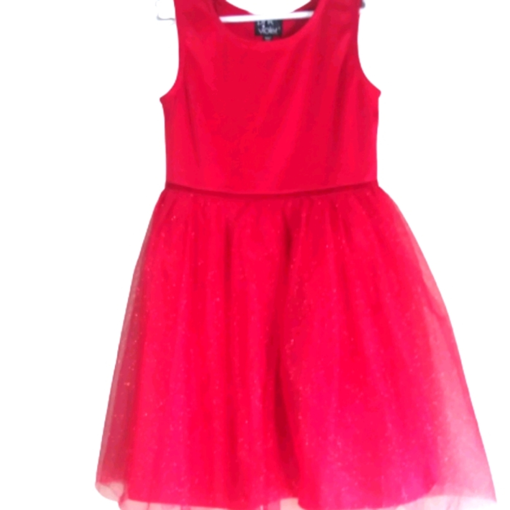 Red Pink & Violet girls Dress sz 6x